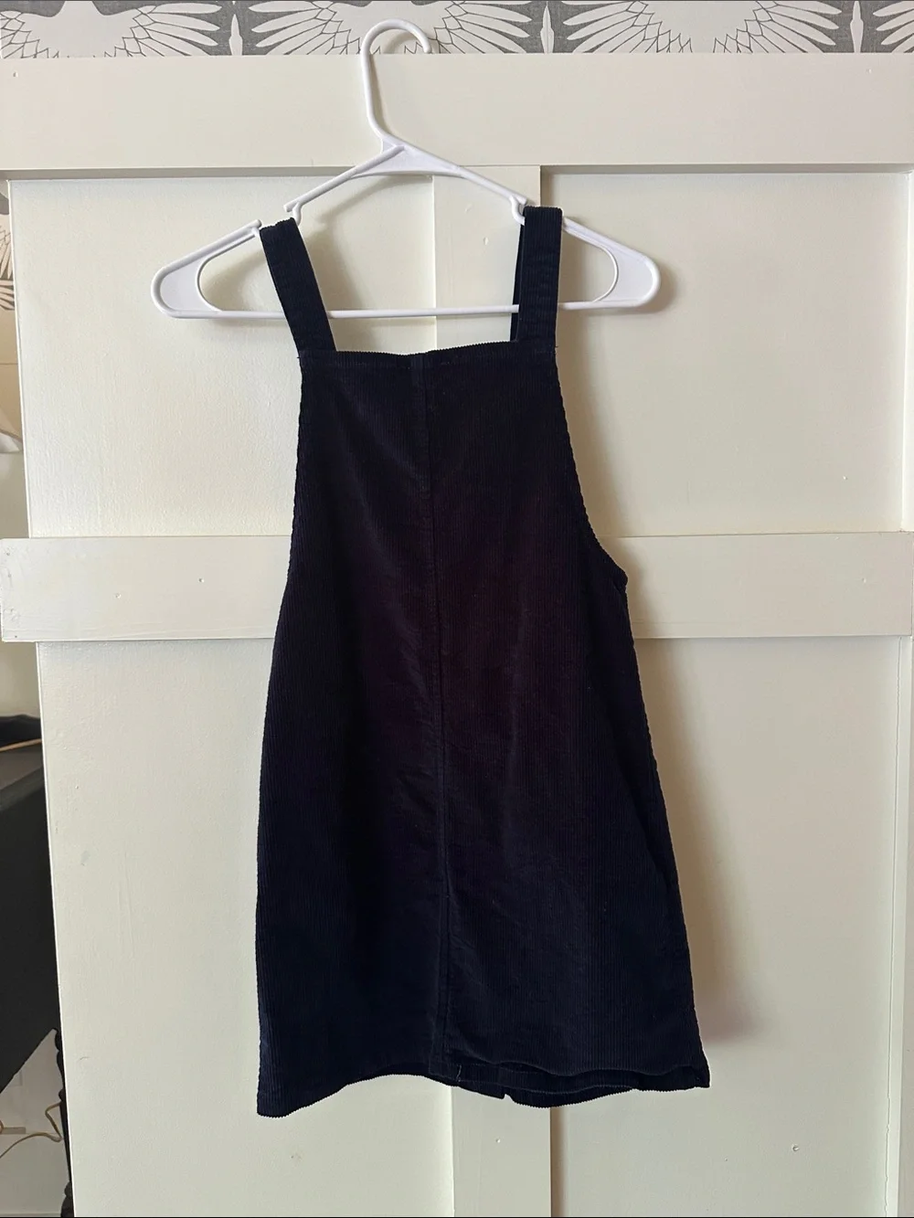 Navy Corduroy Button-Front Dress (Girls)